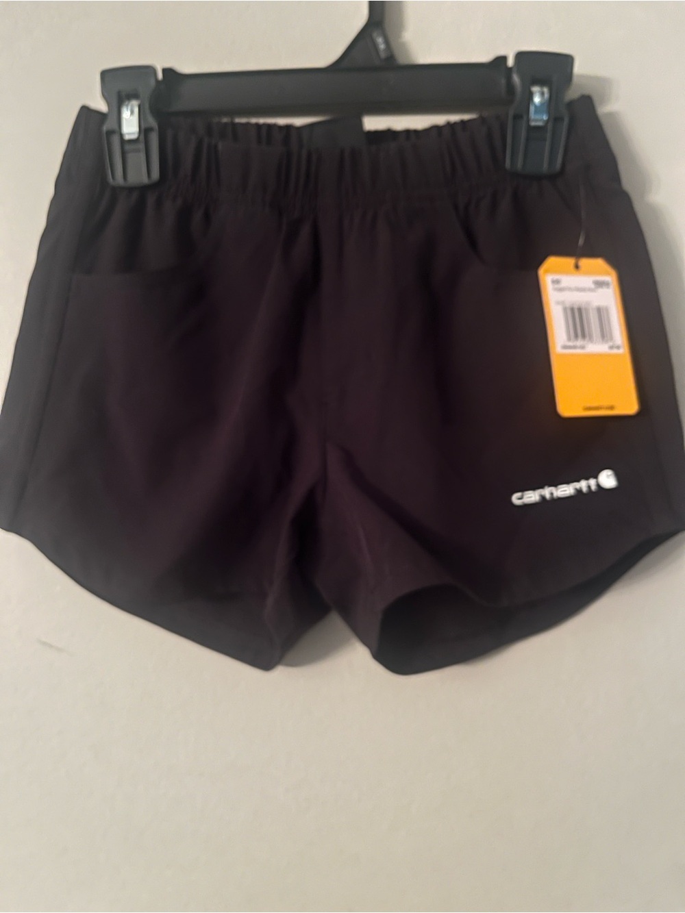 Carhartt Kid’s Black Athletic Running Shorts